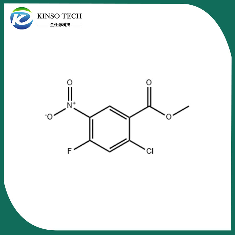 2-Chloro-4-fluoro-5-nitro-benzoic အက်ဆစ် မီသိုင်း အီစတာ CAS 85953-30-6